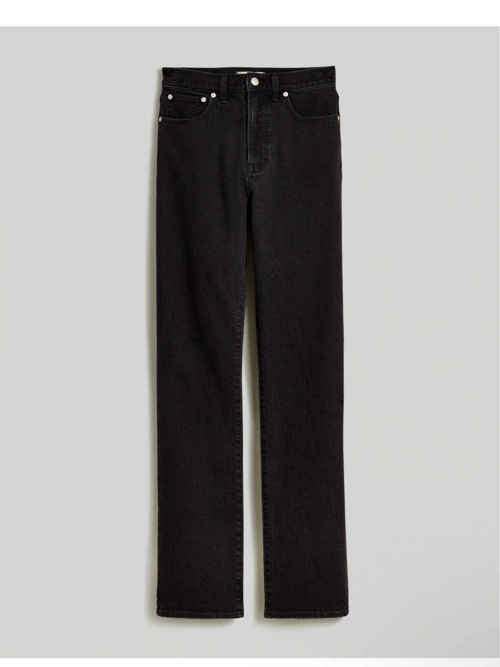 NWT Madewell Belmere Wash (Black) The Curvy ‘90s Straight Jean